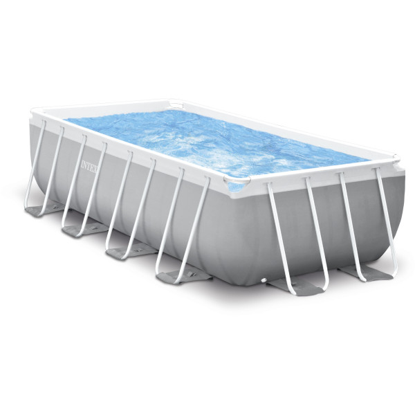 Intex Πισίνα PVC με Μεταλλικό Σκελετό 400x200x100εκ.